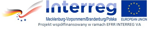 Logotypy projektu interreg flaga UE