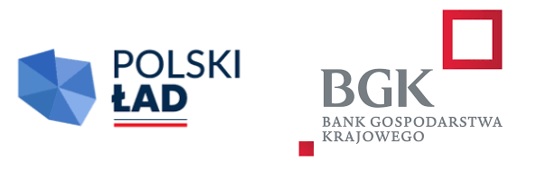 Logo Polski ład i BGK