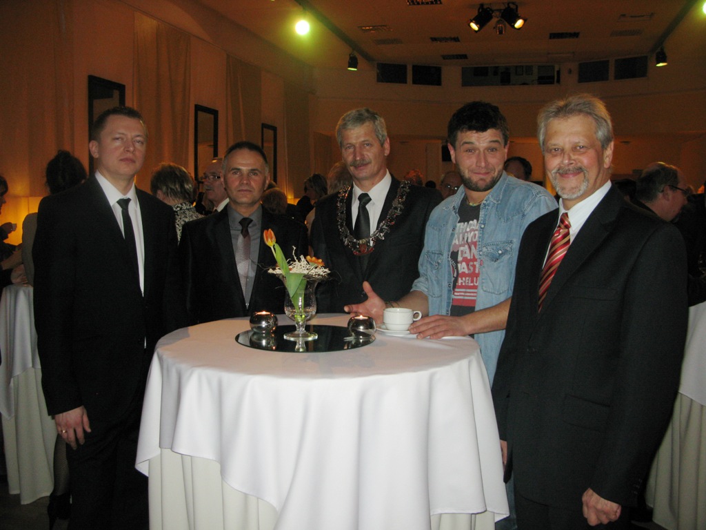 Od lewej: Bartłomiej Czerniecki, Mieczysław Kukuruza, Piotr Downar, Paweł Chara i Ryszard Kuścielek