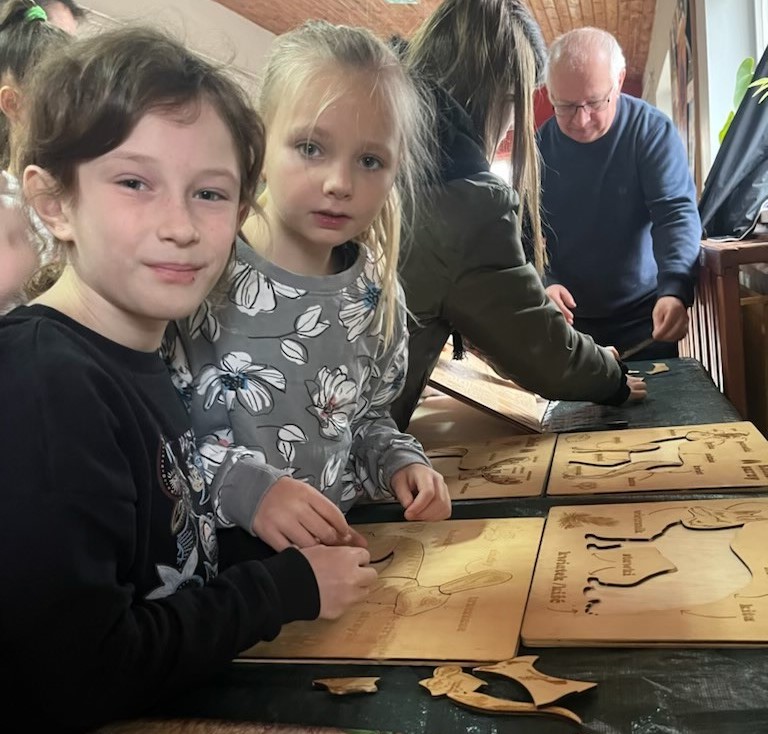 Dzieci z Barnówka poznawały tematykę łowiecką