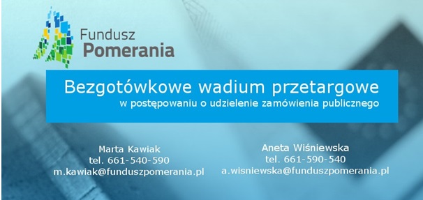 Plakat - fundusz Pomerania