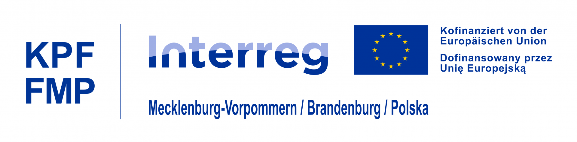 Logo Interreg , flaga UE, Dofinansowane przez Unię Europejską 